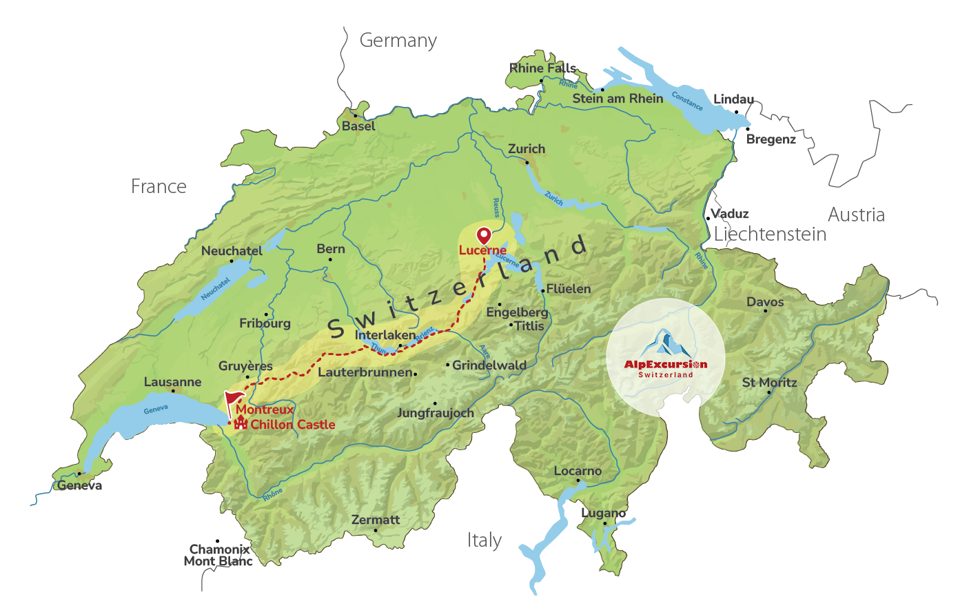 A Taste of History: Chillon Castle & Wine Tasting Adventure from Lucerne