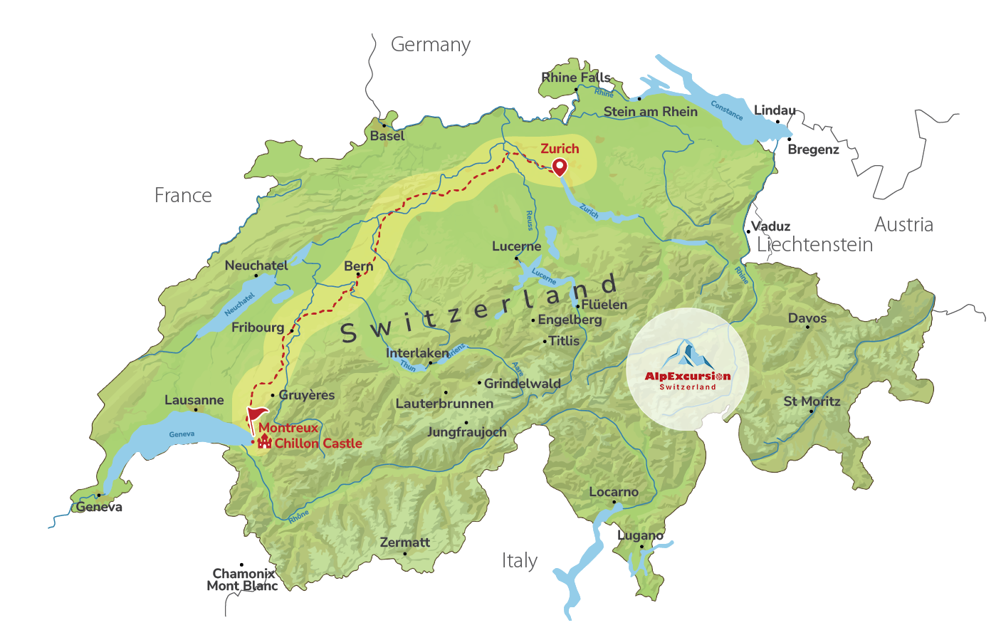 A Taste of History: Chillon Castle & Wine Tasting Adventure from Zurich