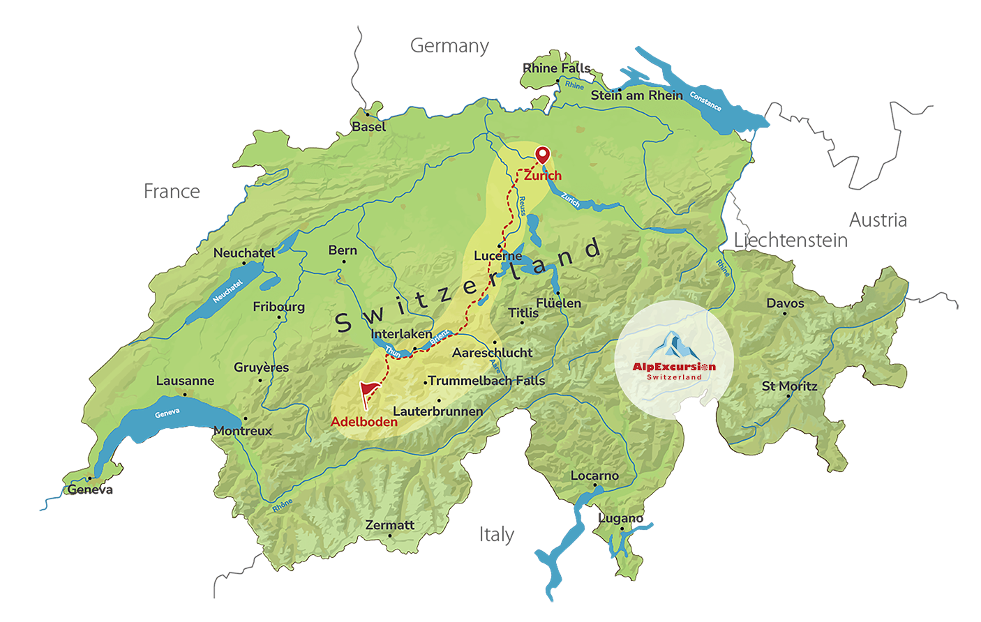 Familienspaß in den Alpen: Wandern und Trotti-Bike in Adelboden ab Zürich