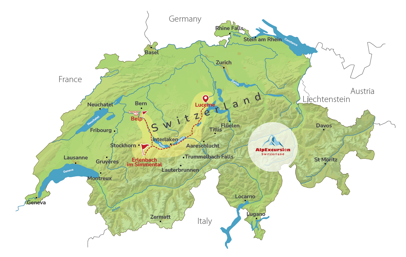 Stockhorn 360° Adventure - Helicopter & Cable Car Tour from Lucerne