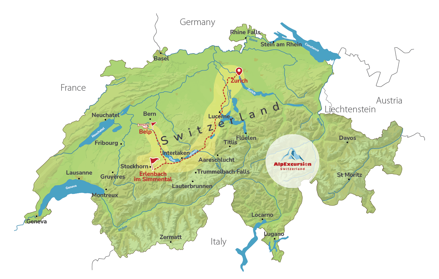 Stockhorn 360° Adventure - Helicopter & Cable Car Tour from Zurich