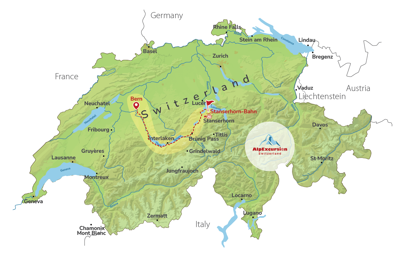 Swiss Panorama: Cabrio Experience through the Alps from Bern