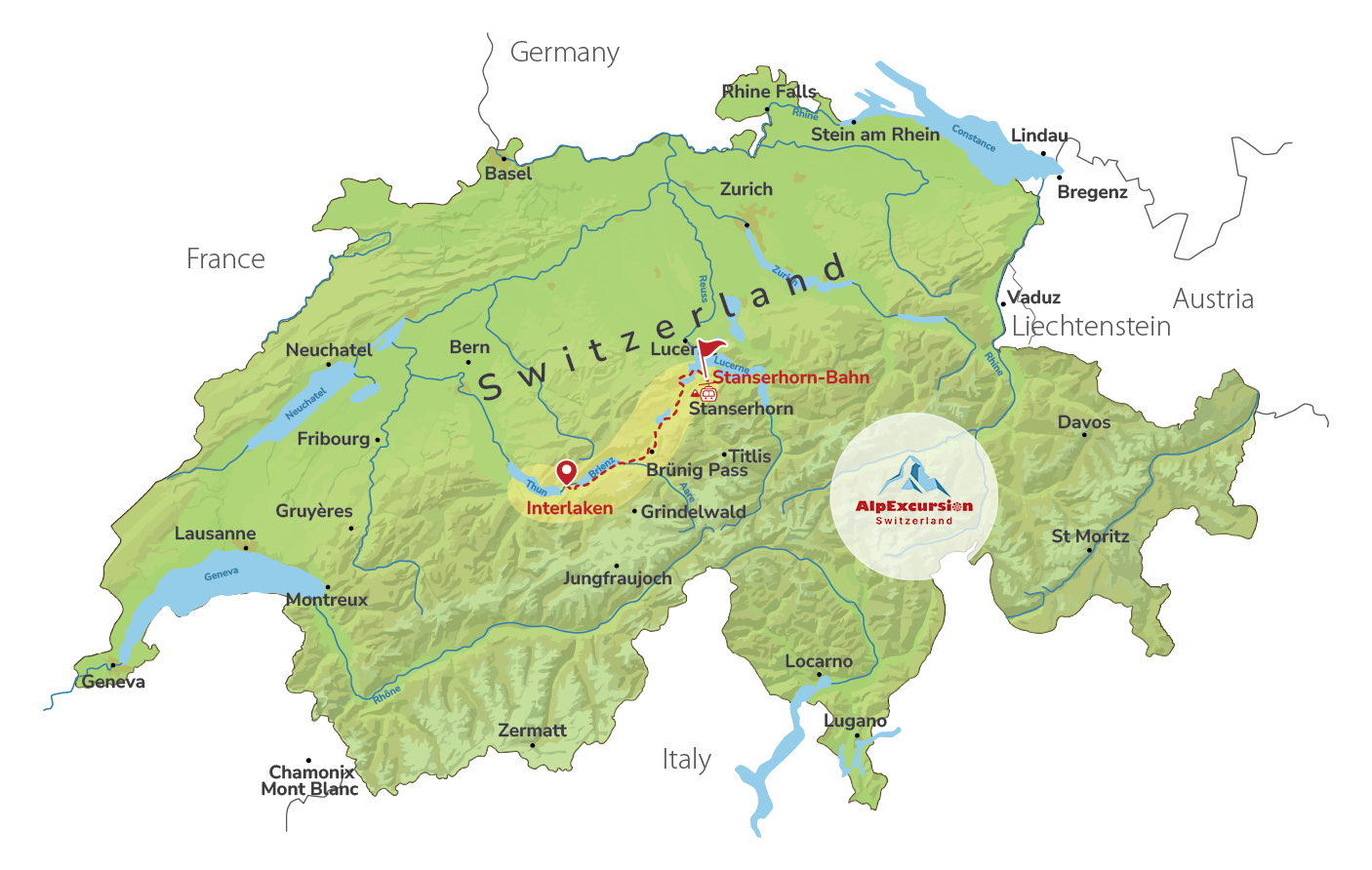Swiss Panorama: Cabrio Experience through the Alps from Interlaken