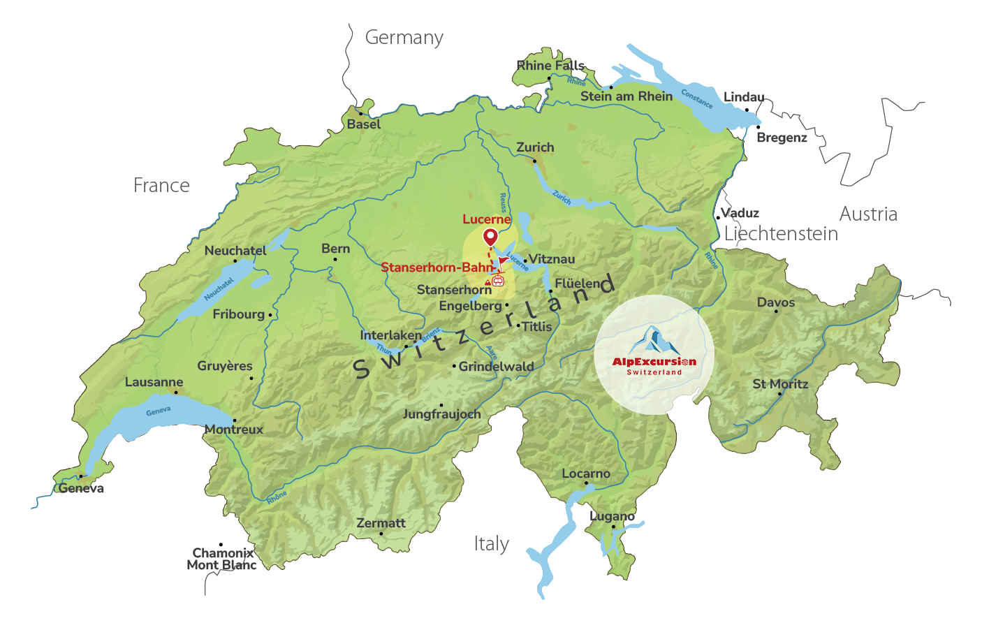Swiss Panorama: Cabrio Experience through the Alps from Lucerne