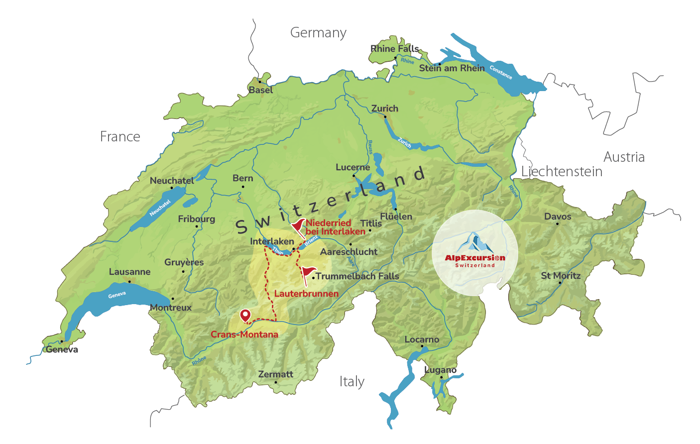 Panoramic Hike on Allmendhubel | Exploring the Lauterbrunnen Valley from Crans-Montana