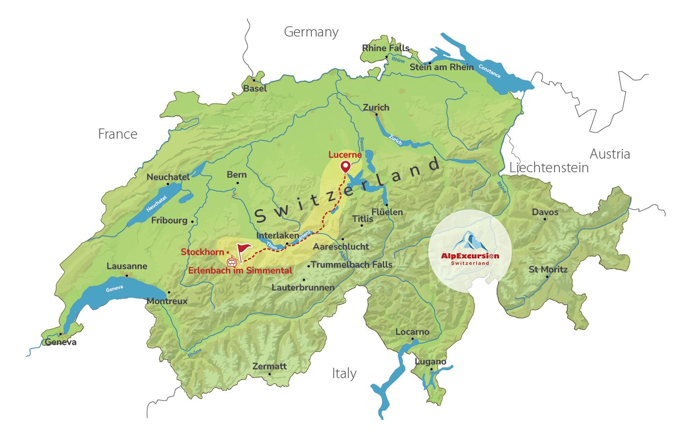 Guided Fishing Day in the Alps from Lucerne