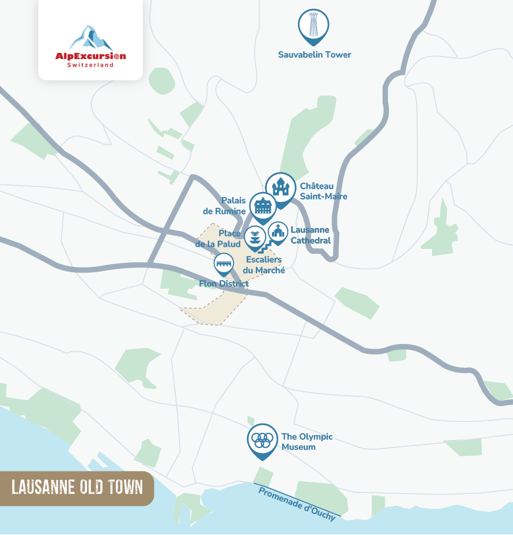 Guided Walking Tour in Lausanne