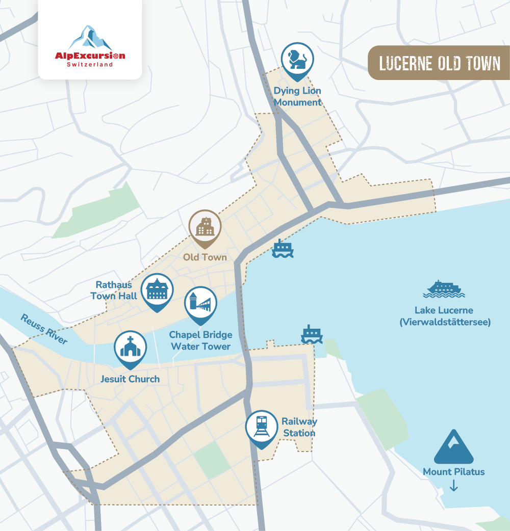 Geführter Stadtrundgang durch Luzern