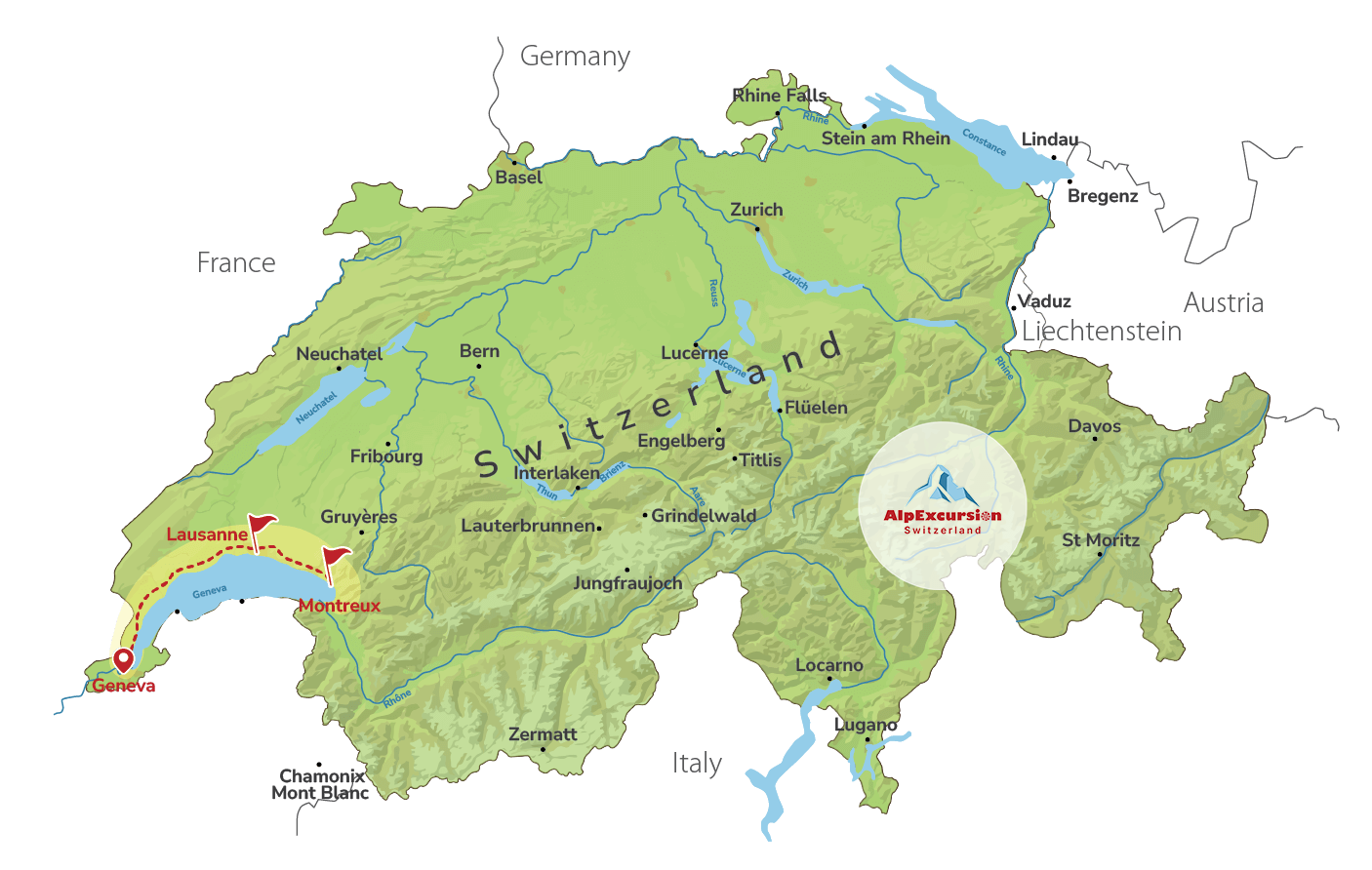 Welcome to the Swiss Riviera: Lausanne to Montreux from Geneva