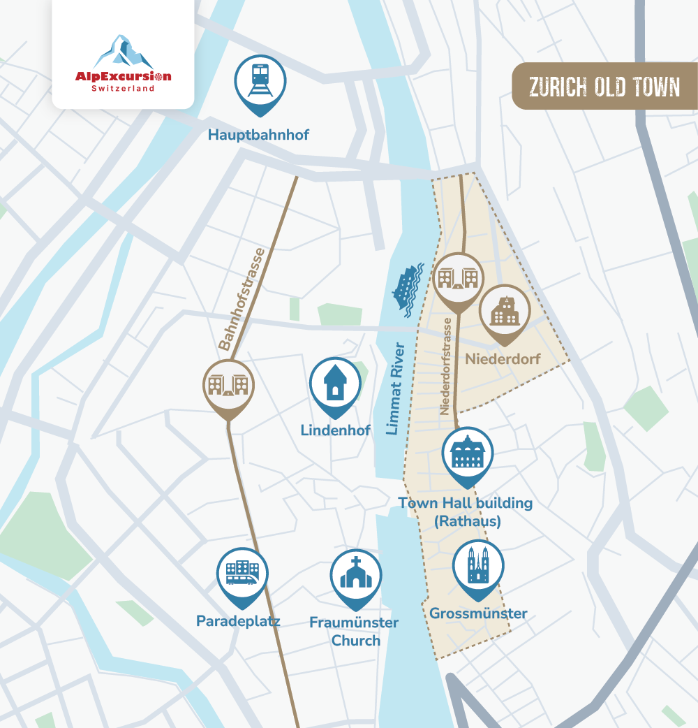 Guided Walking Tour in Zurich