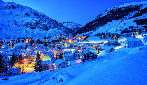 drive to Andermatt Switzerland