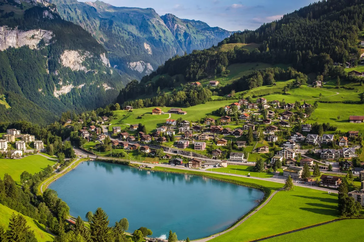 Eugenisee in Engelberg Switzerland