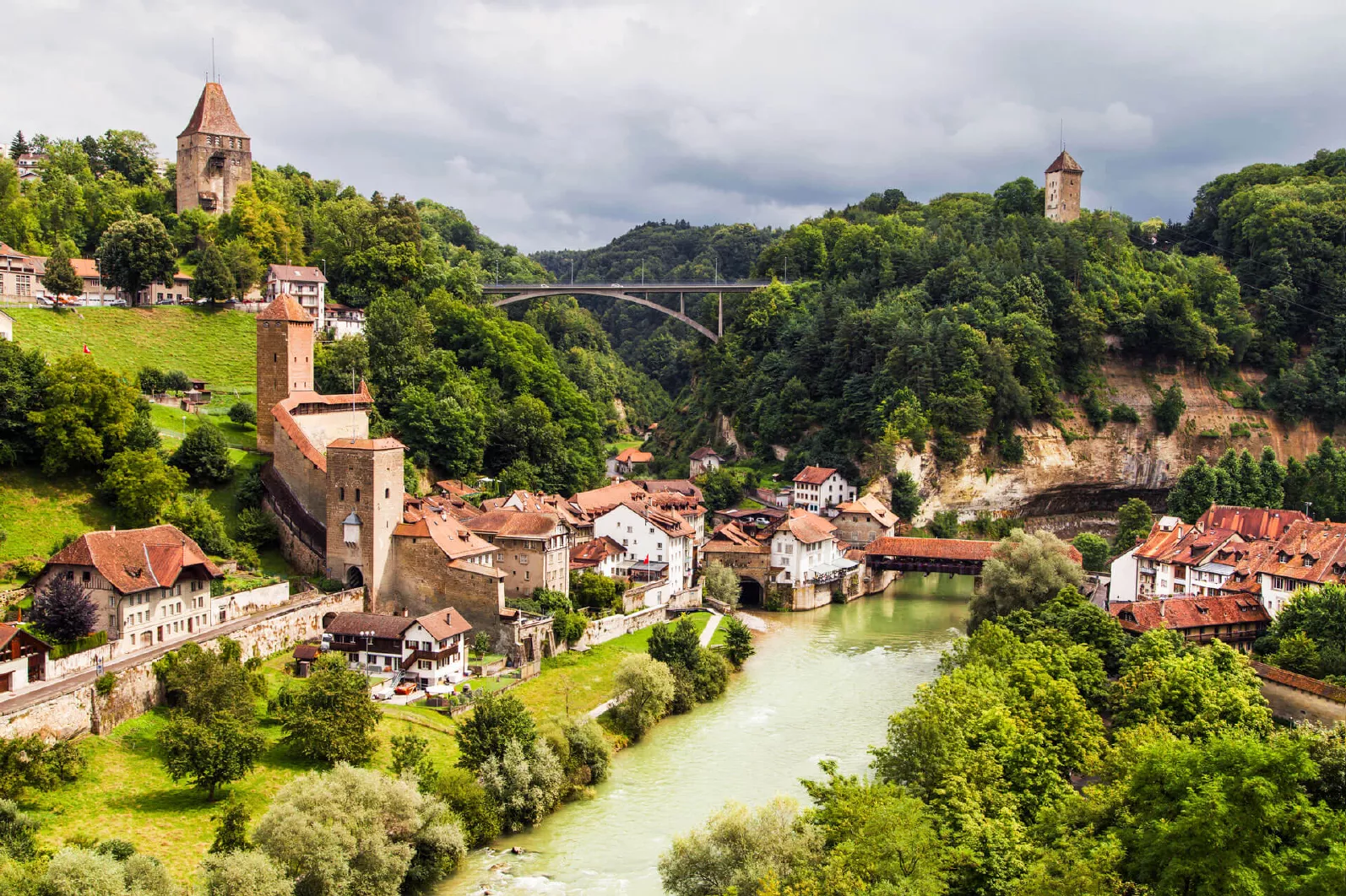 Sarine River Fribourg