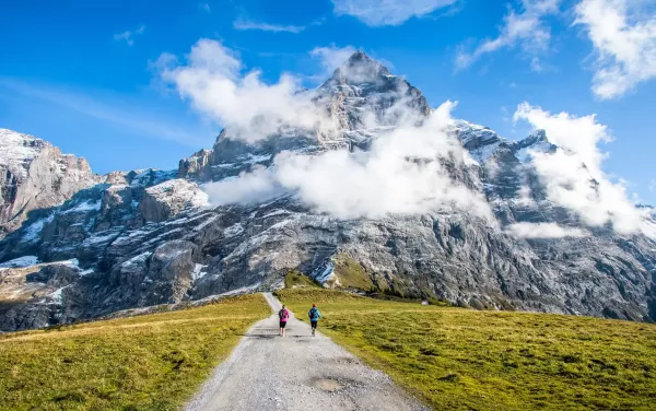 Hiking in Grindelwald Switzerland