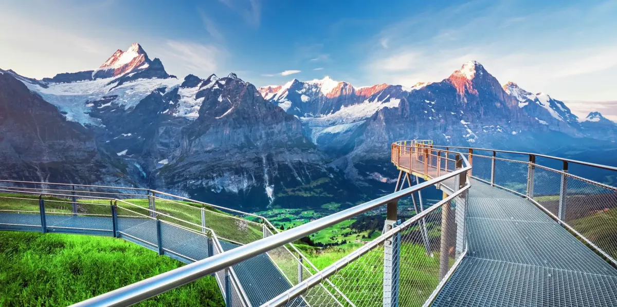 Panoramic views in Grindelwald