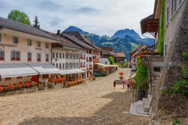 Gruyères Old Town Switzerland