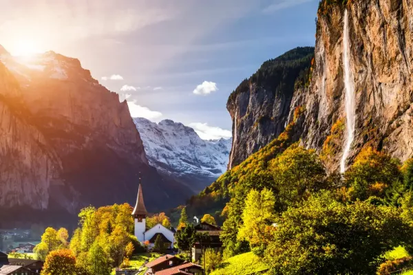 Staubbach Falls Lauterbrunnen Switzerland