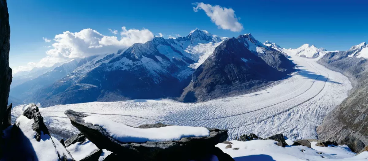Aletschgletscher Jungfraujoch top of Europe