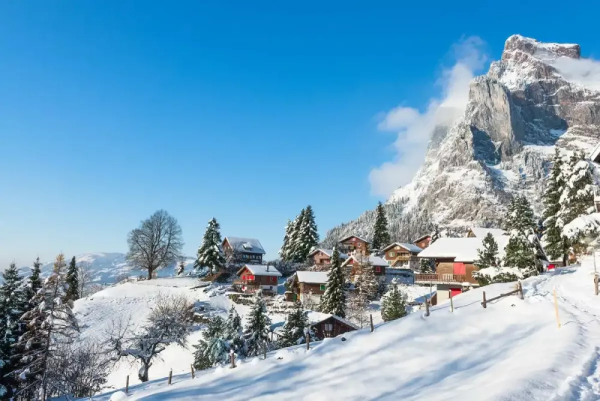 Snowy Swiss Klosters