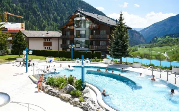 Leukerbad mountains