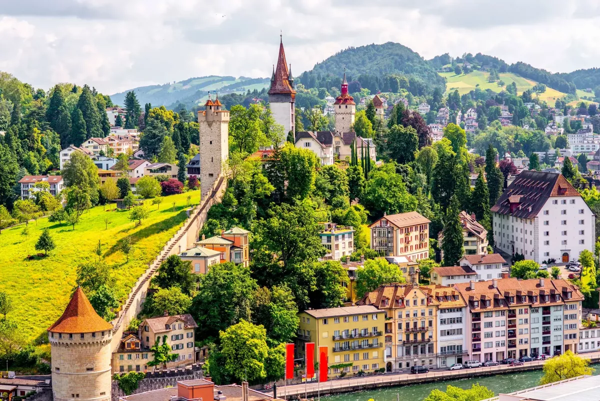 Summer in Lucerne Switzerland