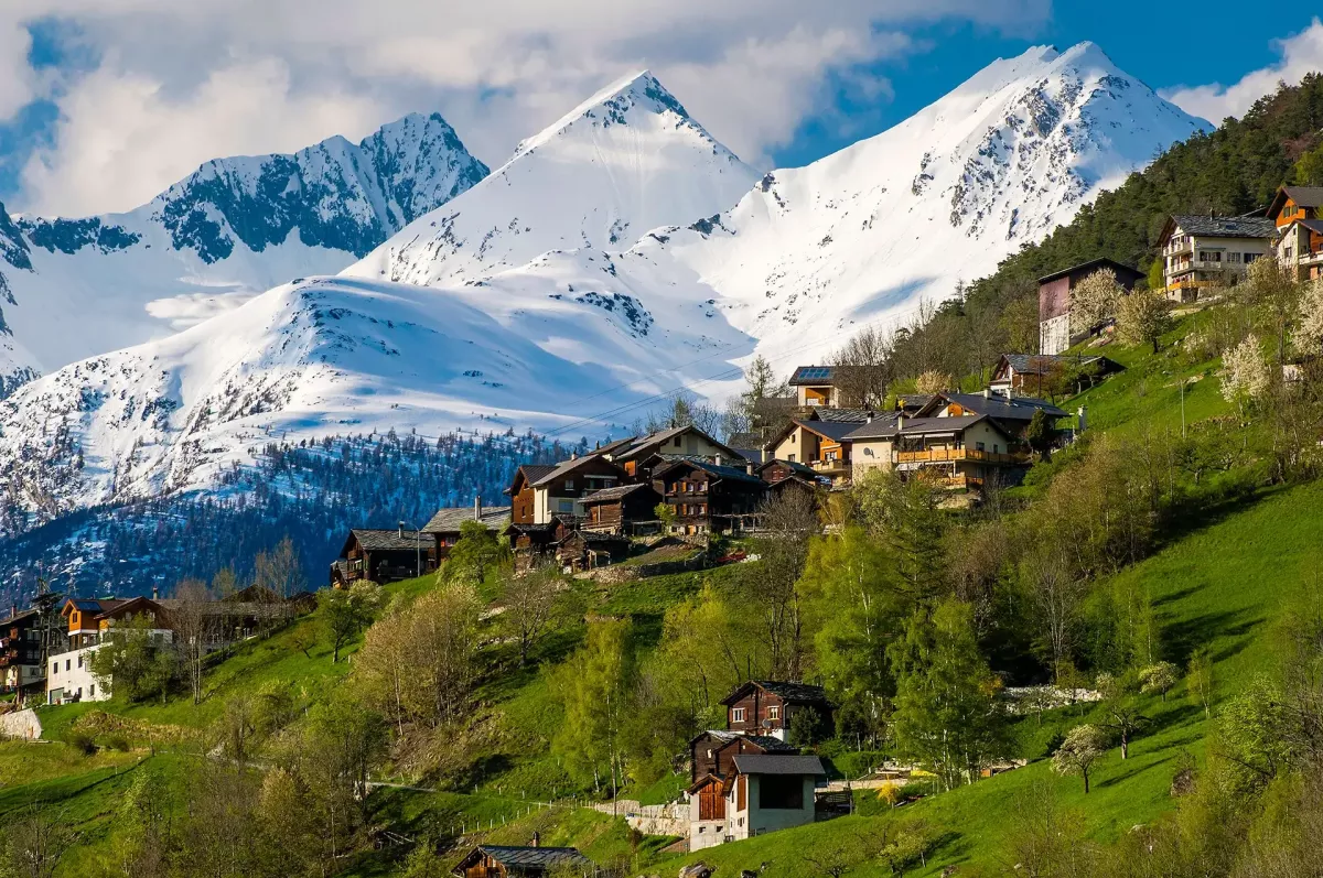Saas Fee town