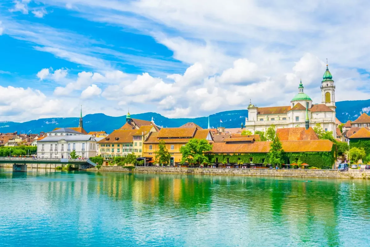 Solothurn Old town in Swiss