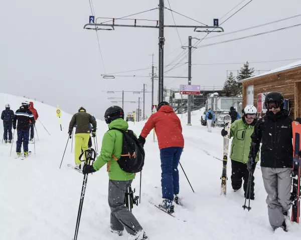 Wengen Alpine village