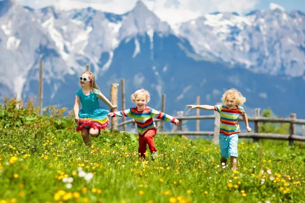 kids family hike