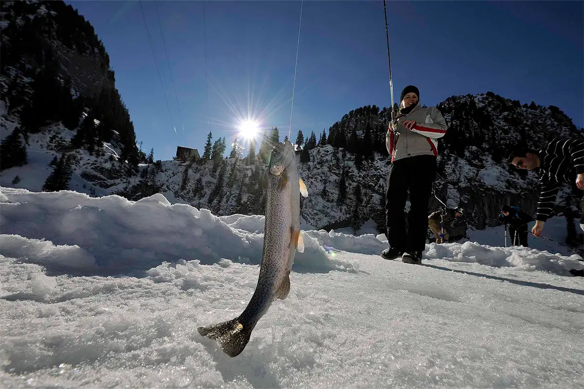 ice fishing Stockhorn