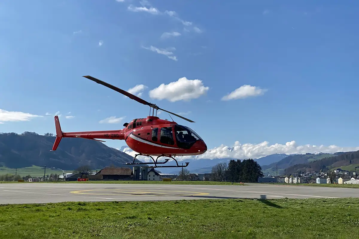 Helicopter tour from Belp airport
