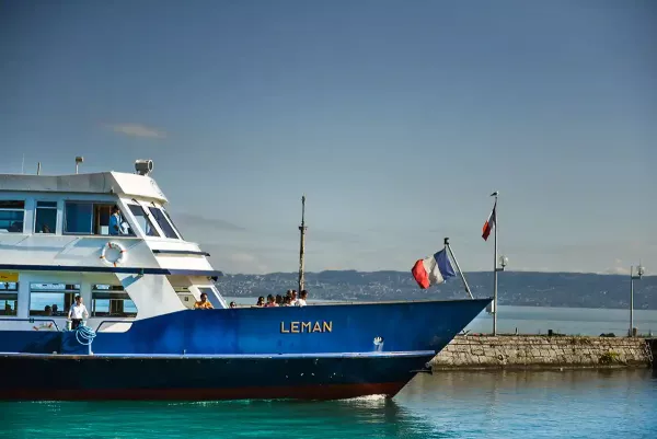 Boat trip on Lake Leman