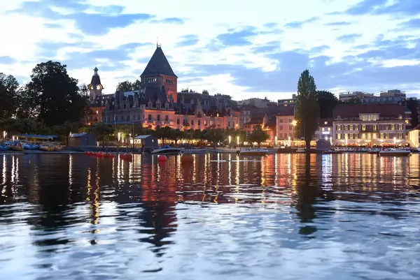 Ouchy Port in Lausanne